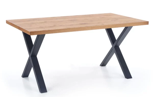 industrialny drewniany stol do salonu pedro big