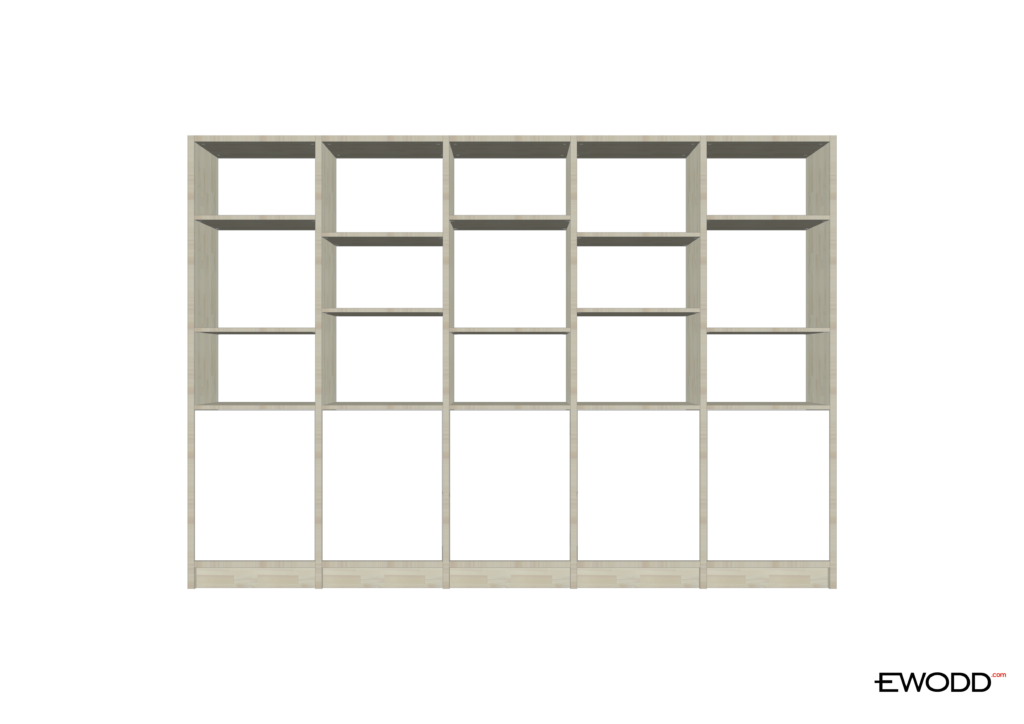 regał otwarty, regały do salonu ewodd.com